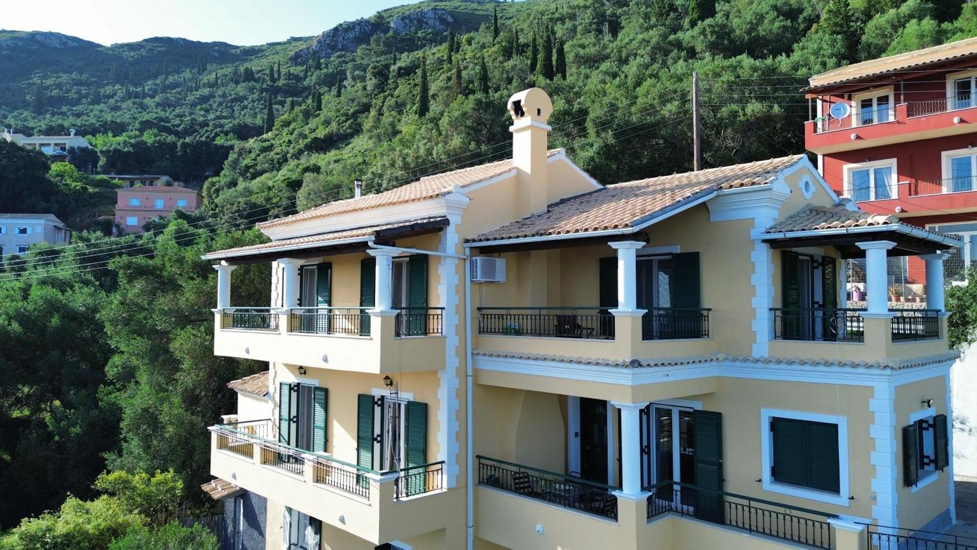 Mariza'S View House Daire Lákones Dış mekan fotoğraf